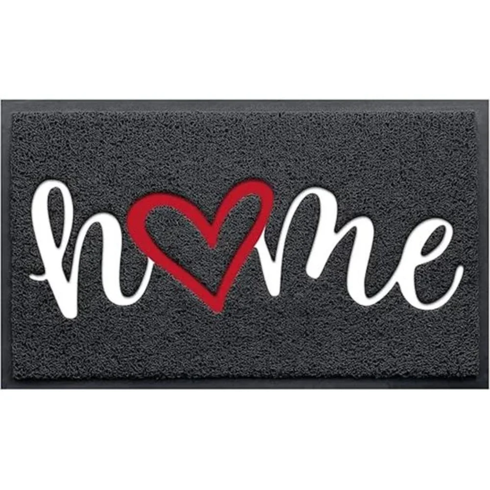 Door Mat Home Welcome Mats Outdoor and Indoor, Heavy-Duty Low-Profile Non-Slip